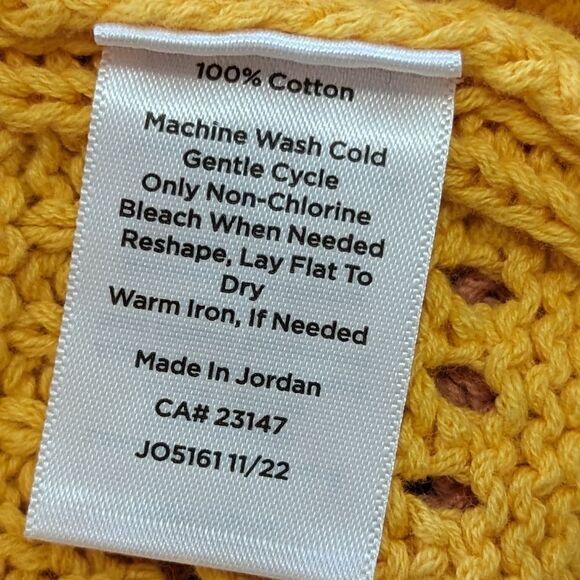 Talbots Spring Open Stitch Knit Sweater Pink Colorblock Pullover Sz M NWT - Picture 8 of 9